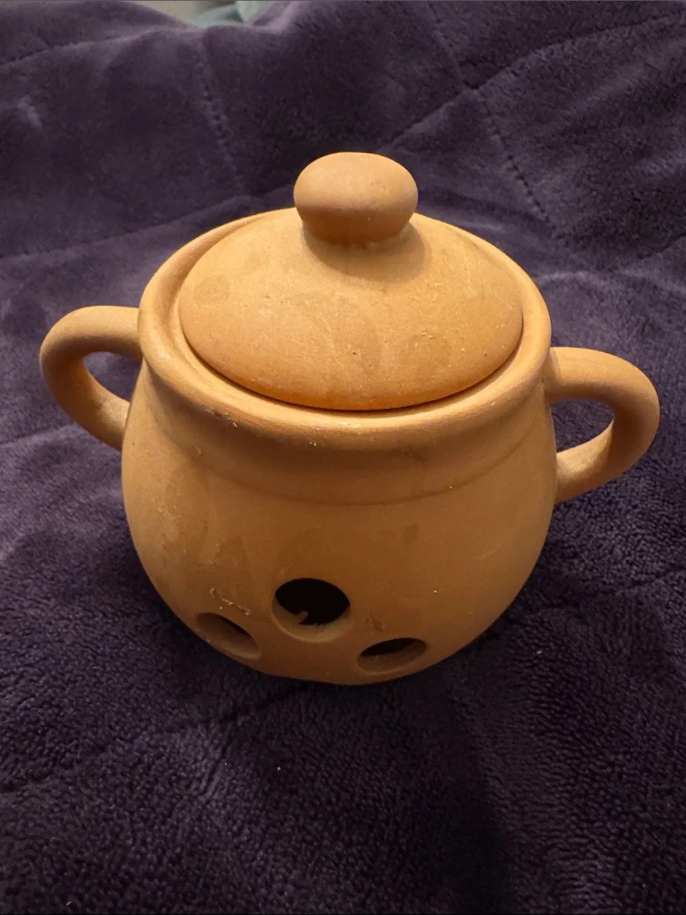 Handmade Terracotta garlic holder